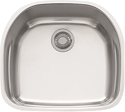 Franke PRX11021 Fregadero, 22 14 pulgadas, acero inoxidable