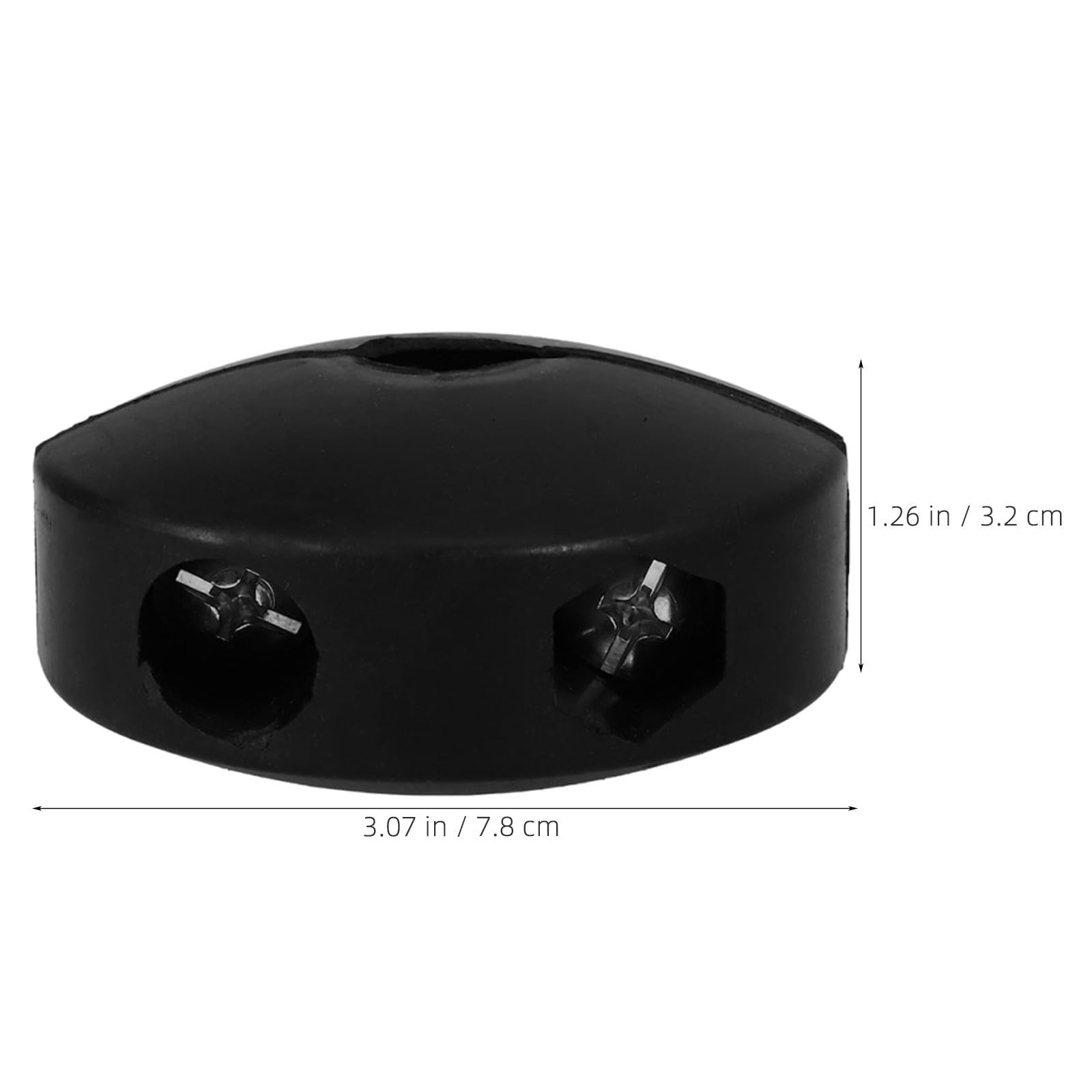 SHINEOFI 2 Piezas Limitador Negro de Goma para Carrete de Manguera Retráctil Compatible Mangueras de 19 a 22mm para Uso en Fábricas y Talleres Automotrices