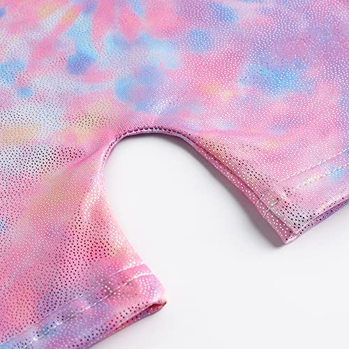 Image of HOZIY Gymnastics Leotards for Girls Unicorn Aurora Rainbow Mermaid Dinosaur Cupcake Sparkle Biketard Toddlers Kids Children