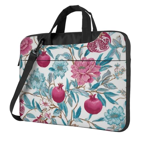 Maletín para portátil impermeable 14 pulgadas rosa y verde miniatura 1