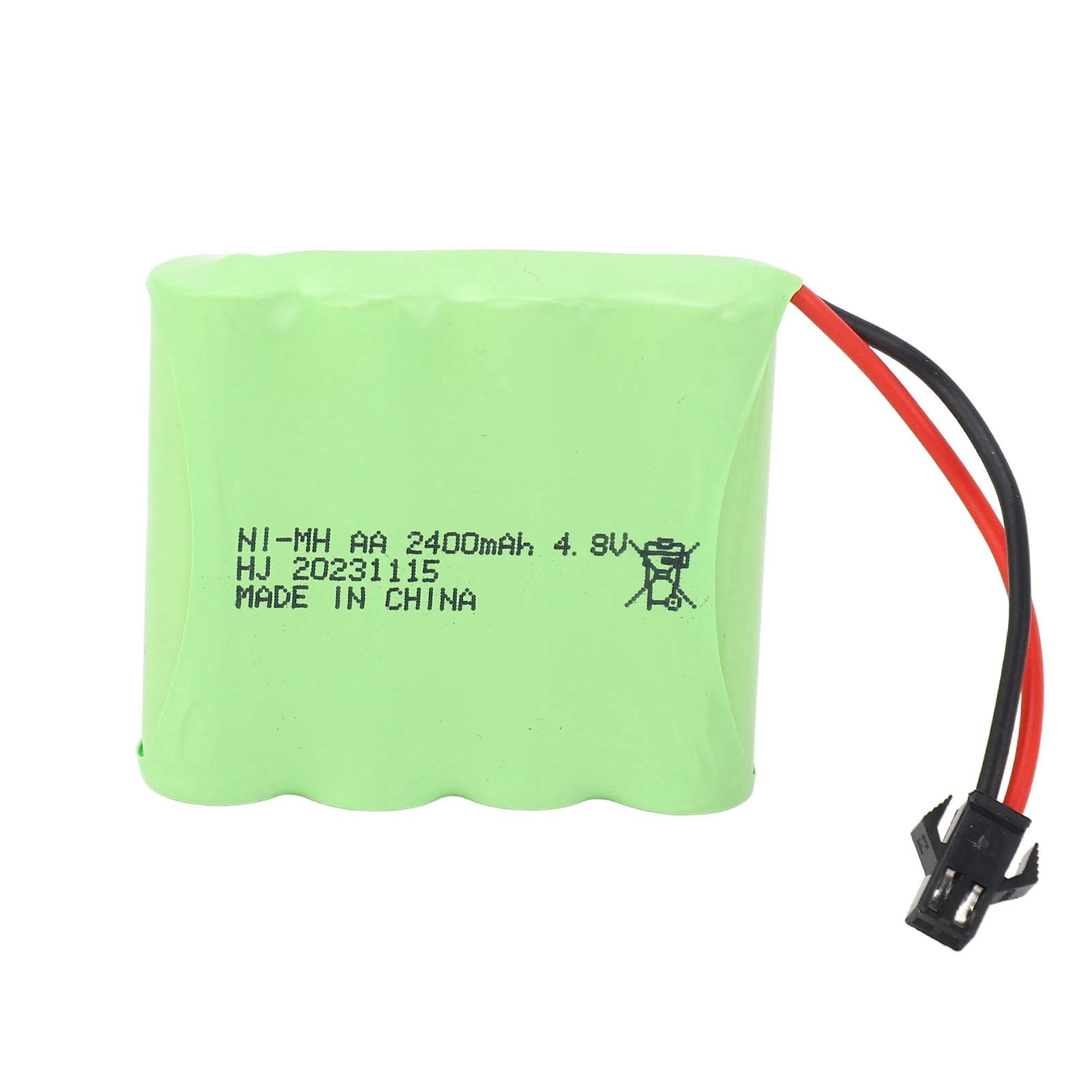 Batterie Nimh RC Légère 4.8V 2400mAh, pour Voiture SHARKOOL 1/16 RC, Longue Durée de Vie pour Les Amateurs
