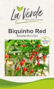 La Verde Biquinho Red Chili-Samen 7-8 Pflanzen
