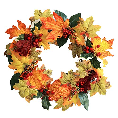 Couronne de Noël artificielle : finies les feuilles mortes devant la porte