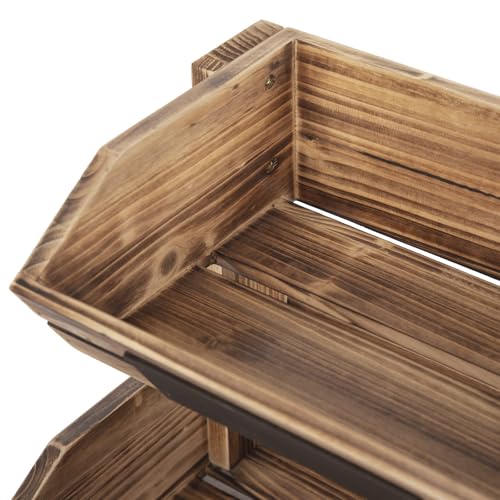 Soporte de madera para frutas que elimina el desorden de alimentos en tu cocina 6