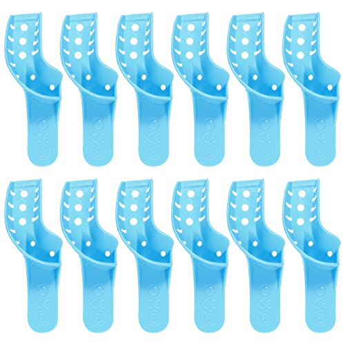 Image of JMU Dental Impression Trays, 8 Quadrant UR /LL, Autoclavable, 12 Pcs