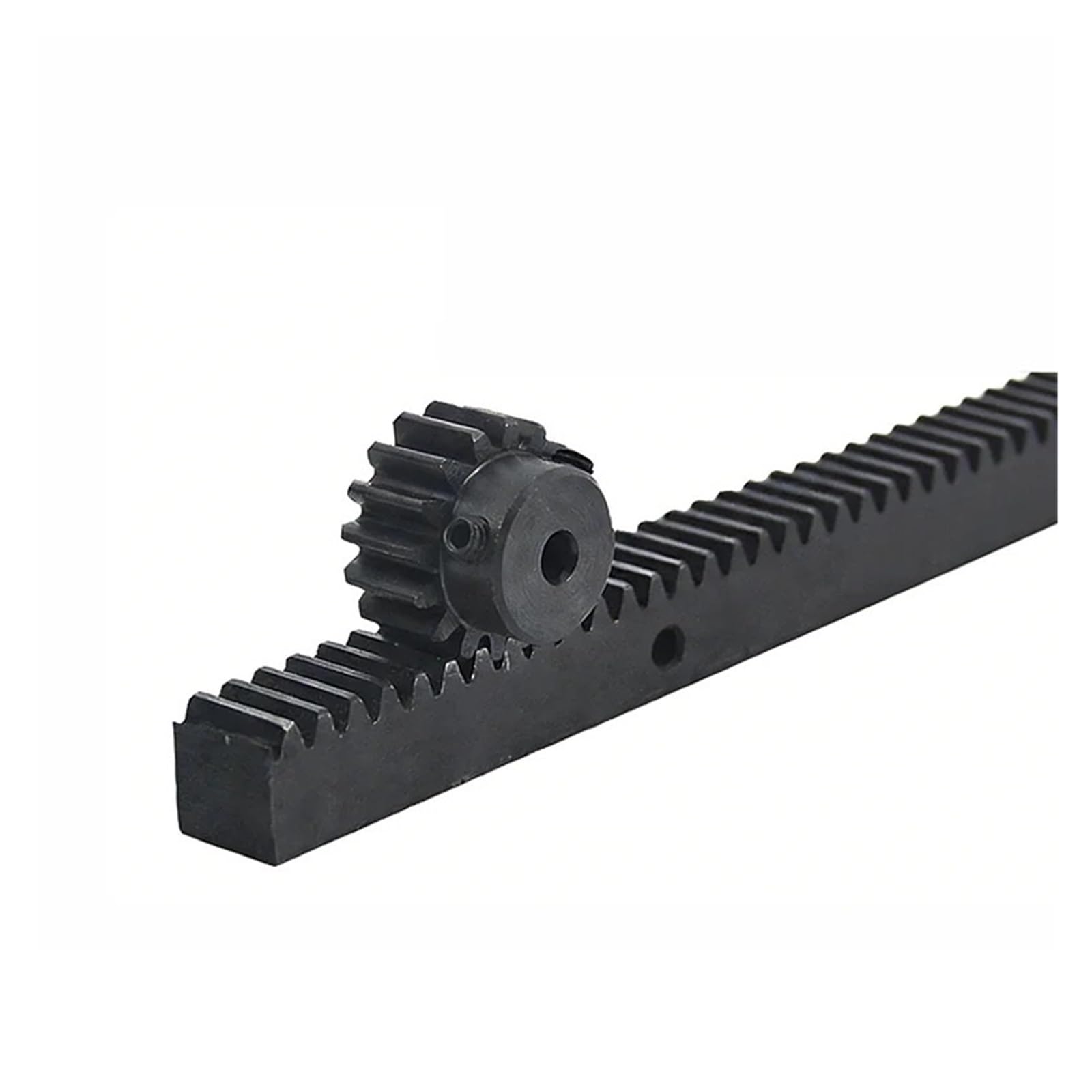 Crémaillère linéaire droite en acier, Pignon d'engrenage droit 1.5 Mod 12T-35T alésage 5/6/8mm étape 15-40mm 45 acier au carbone haute trempe(35 Teeth(Bore 8mm))