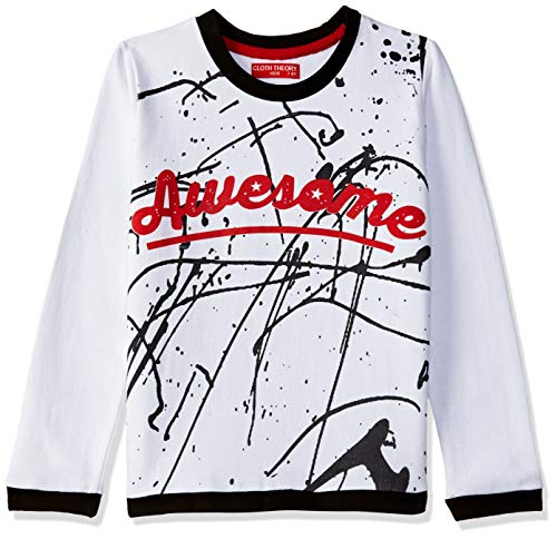 Image of Cloth Theory Boy's Cotton Crew Neck Sweatshirt