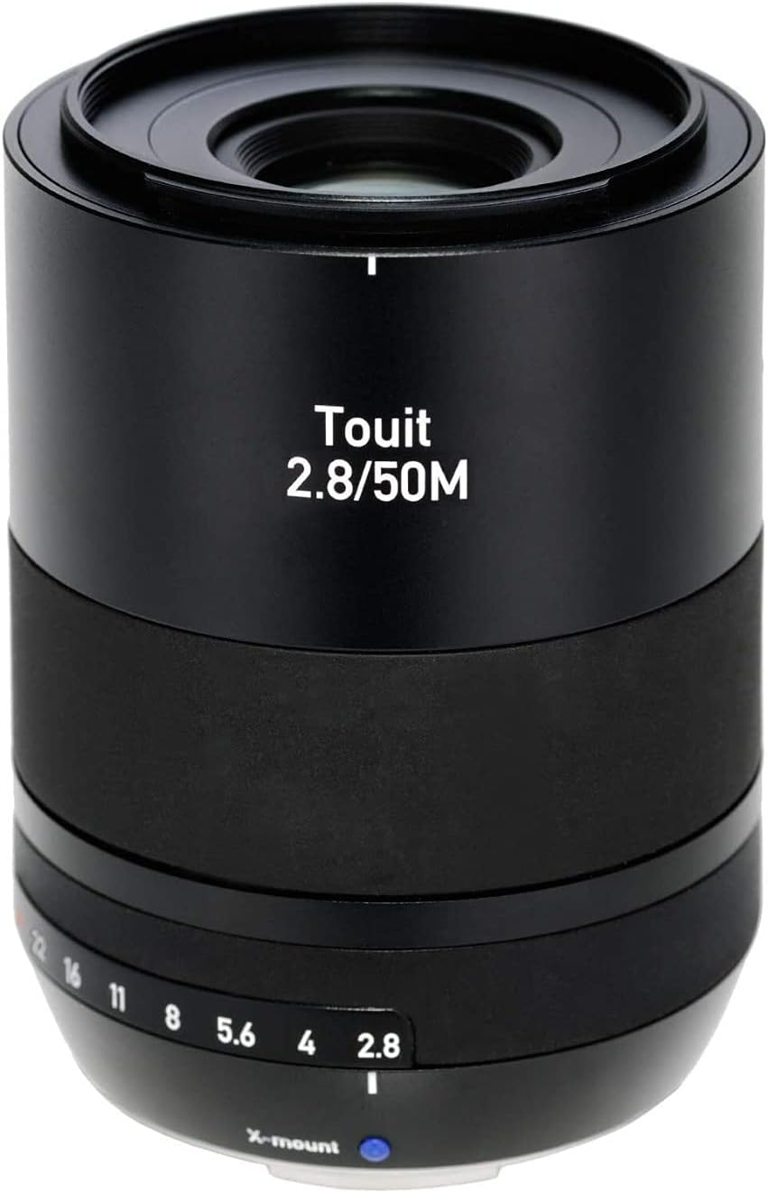 ZEISS Touit 2.8/50 Macro Camera Lens for Fujifilm X-Mount Mirrorless Cameras, Black