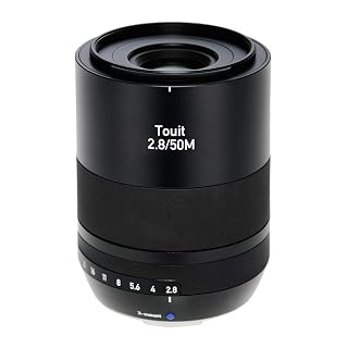 Zeiss Touit 2.8/50M Macro Camera Lens for Fujifilm X-Mount Mirrorless Cameras, Black, (000000-2030-681)