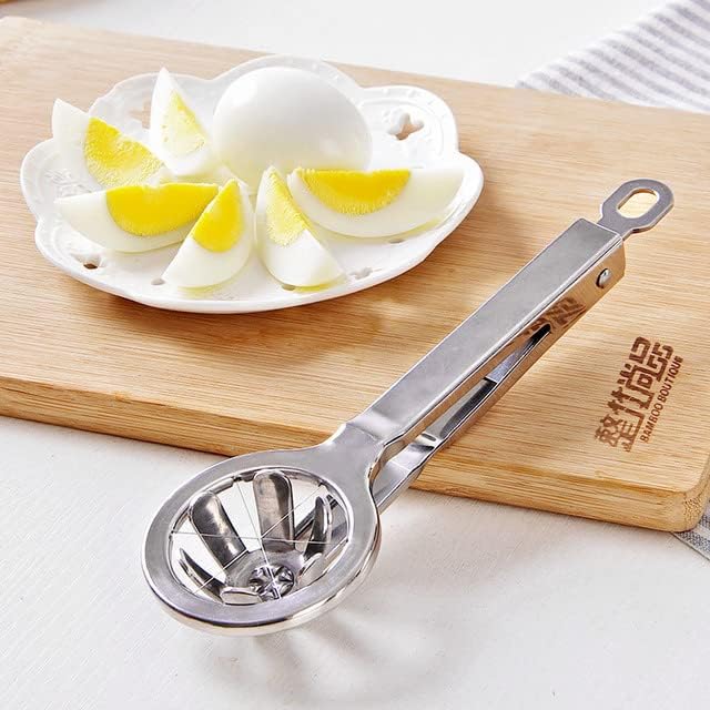 More Function Egg Cutter Kitchen Stainless Steel Fruits Preserved Egg Preserved Egg Part Valve Tool Egg Section Division Organ