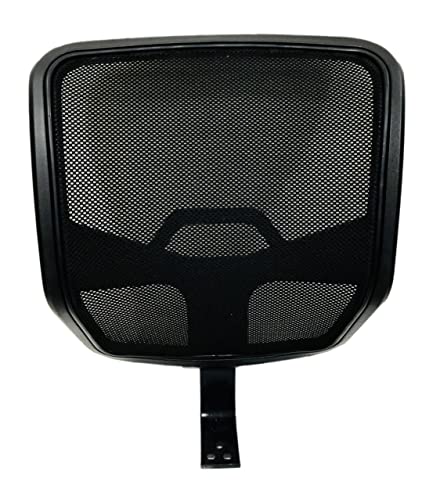 Image of GOYALSON Office Chair Back Part Visitor revolving Chair Spare Parts Accessories Chair net Back with nut Bolts and Key Easily fit to Every Chair (New Knetted Chair Back, Chair Parts)