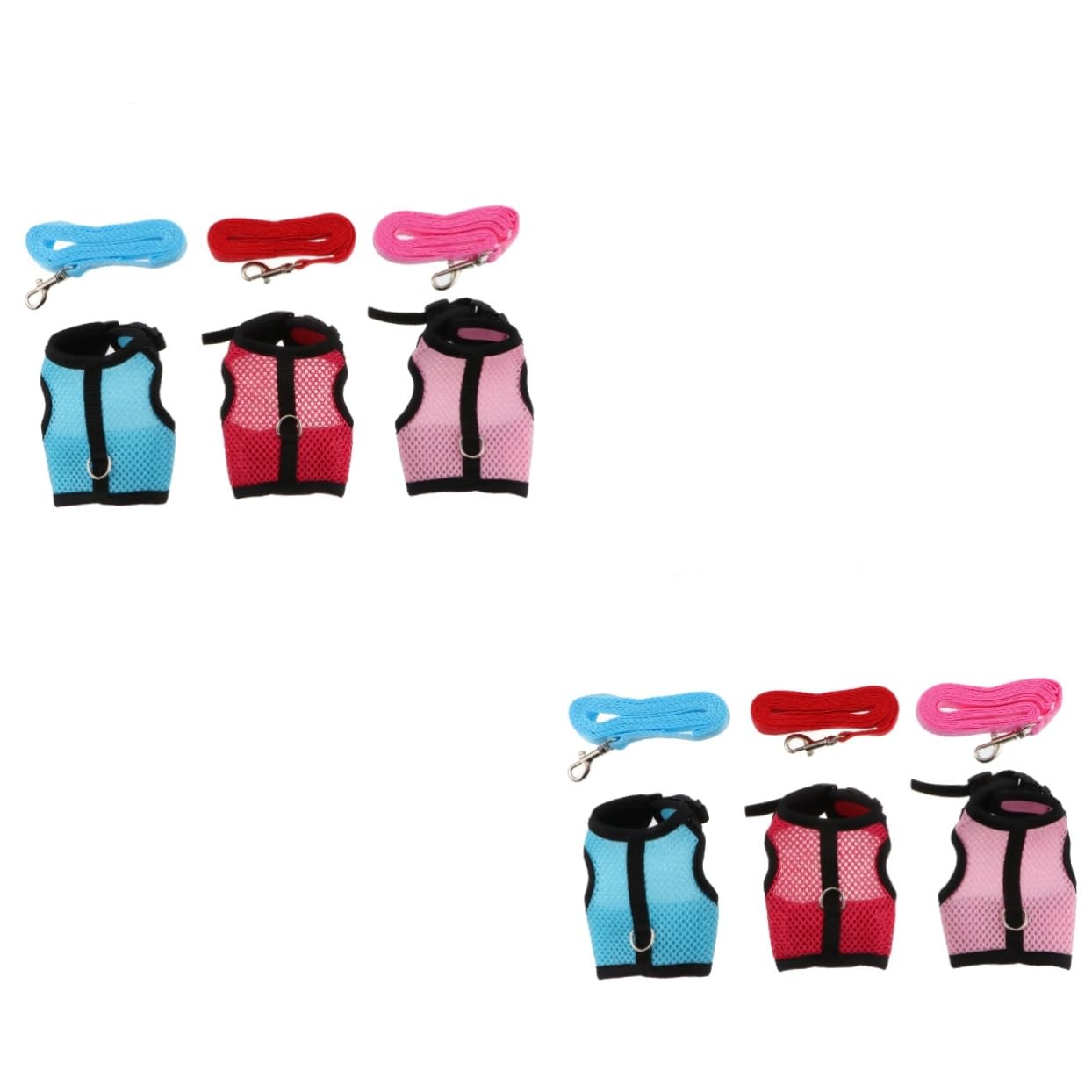 Angoily 2stücke Lovely Bunny Geschirr Mit Leine Set Für Kleine Haustiere Atmungsaktive Weste Für Kaninchen Frettchen Und Ratten Für Und Outdoor-aktivitäten Farben