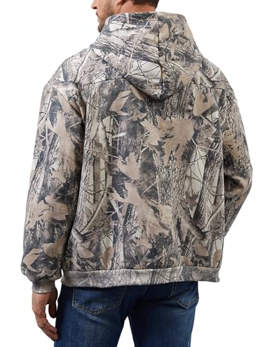 Men's Camo Hoodies Oversized Fleece Pullover Hooded Sweatshirt Vintage Mens Hoodies Pullover Sweatshirts With Pockets3