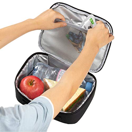 Image of ZIPIT Grillz Lunch Bag, Black & Pink (LB-LGR5)