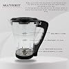 حساء صانع & خلاط، خلاط متعددة الوظائف صانع عصير، 800 w، 1700 ml، اثارة، فوز وطهي، قوية، فائقة المدمجة الغذاء المعالج، 6 برامج التلقائي. برنامج الحفاظ على الدفء