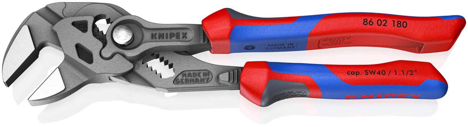 KNIPEX Narzędzia - klucz szczypcowy, czarne wykończenie, wielokomponentowy (8602180)