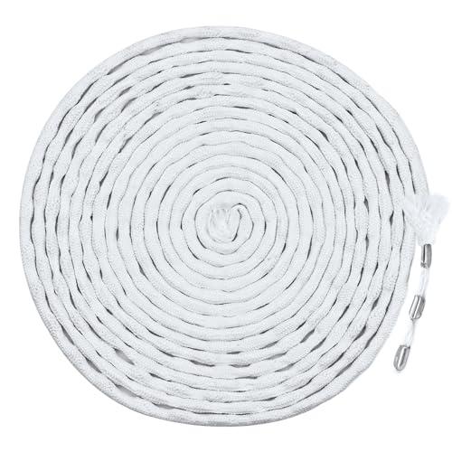 Bleiband für Gardinen, 5M Schweres Bleikette, 150g Bleikordel Blei Band, Vorhang Bleiband Schwer, Gardinenbeschwerer Glatte Aufhängung Perfekte Falten für Vorhänge Gardinen, Stoffe, Moskitonetz(30g/m)