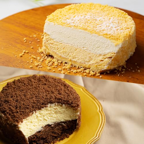 ダブルチーズケーキ + 蔵王チーズケーキ贅沢ショコラ
