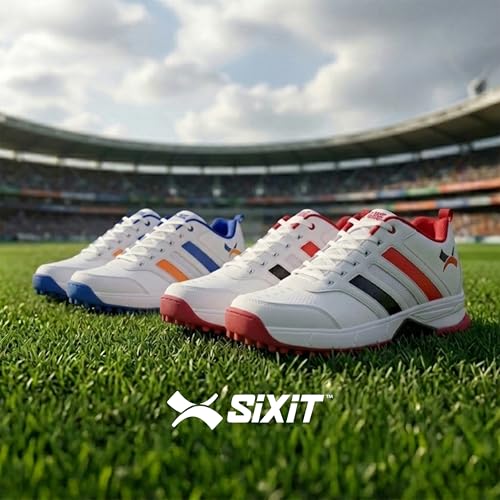 Image of Endura Cricket Shoes for Men, Lightweight Breathable Mesh, TPU Shank Support and Rubber Sole