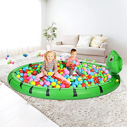 Sprinkler Pad, 67 Sprinkler Splash Play Mat for Kids Frogs Theme Outdoor Water Toys for Boys Girls Summer Garden and Backyard Lawn Inflatable Sprinkler Paddling Pool