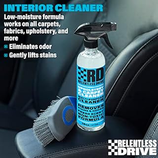 Car Interior Carpet & Upholstery Seat Cleaner — Safe for All Cars — for Carpets, Seats, Floor Mats, Home, Office & More — 16oz Cleaner Kit