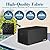 Shieldo Deck Box Cover- Heavy Duty 600D Polyester Oxford Deck Box to Protect Large, 100% Waterproof Deck Box Cover 63" L x 30" W x 28" H
