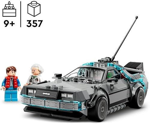 Lego Set da 3 pezzi: 77255 Lightning McQueen, 77256 - Macchina del tempo dal ritorno al futuro e 30709 Ferrari 499P Supercar - 6