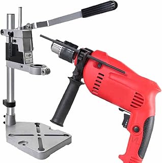 Electric Impact Drill Industrial 600W Drilling Machine 13mm Chuck Power Impact Drills with 400mm aluminium base bench drill stand (Chuck size : 13mm, watt : 600, Type : Corded)
