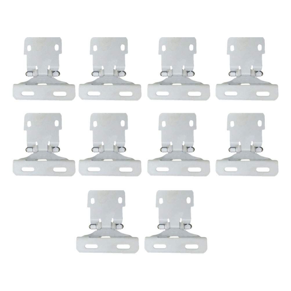 Nvsfzgiyg Nero 10Pcs Door Hinges Iron Cabinet Hinge Self-Closing Accessories For Furniture Window Box(Nero)