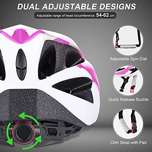 Zacro ZBH16 Adult Bike Helmet Lightweight - Bike Helmet For Men Women Comfort With Pads&Visor thumb #3