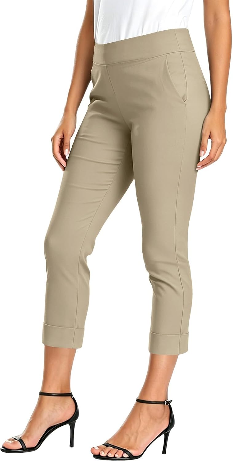 Capri Pants for Women Lightweight Capris Sweatpants Summer Casual Athletic Cropped Joggers with Pockets Gym Clothes
