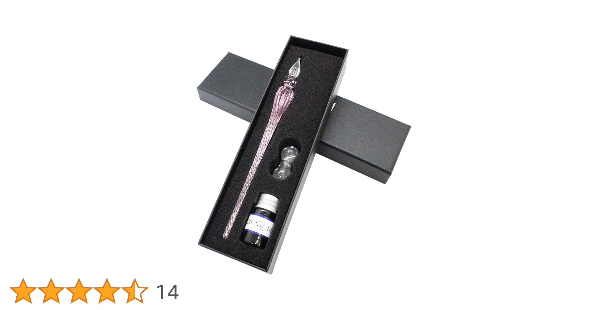 Amazon | 28 Nijyuhachi ガラスペン ピンク インクボトル・ペン
