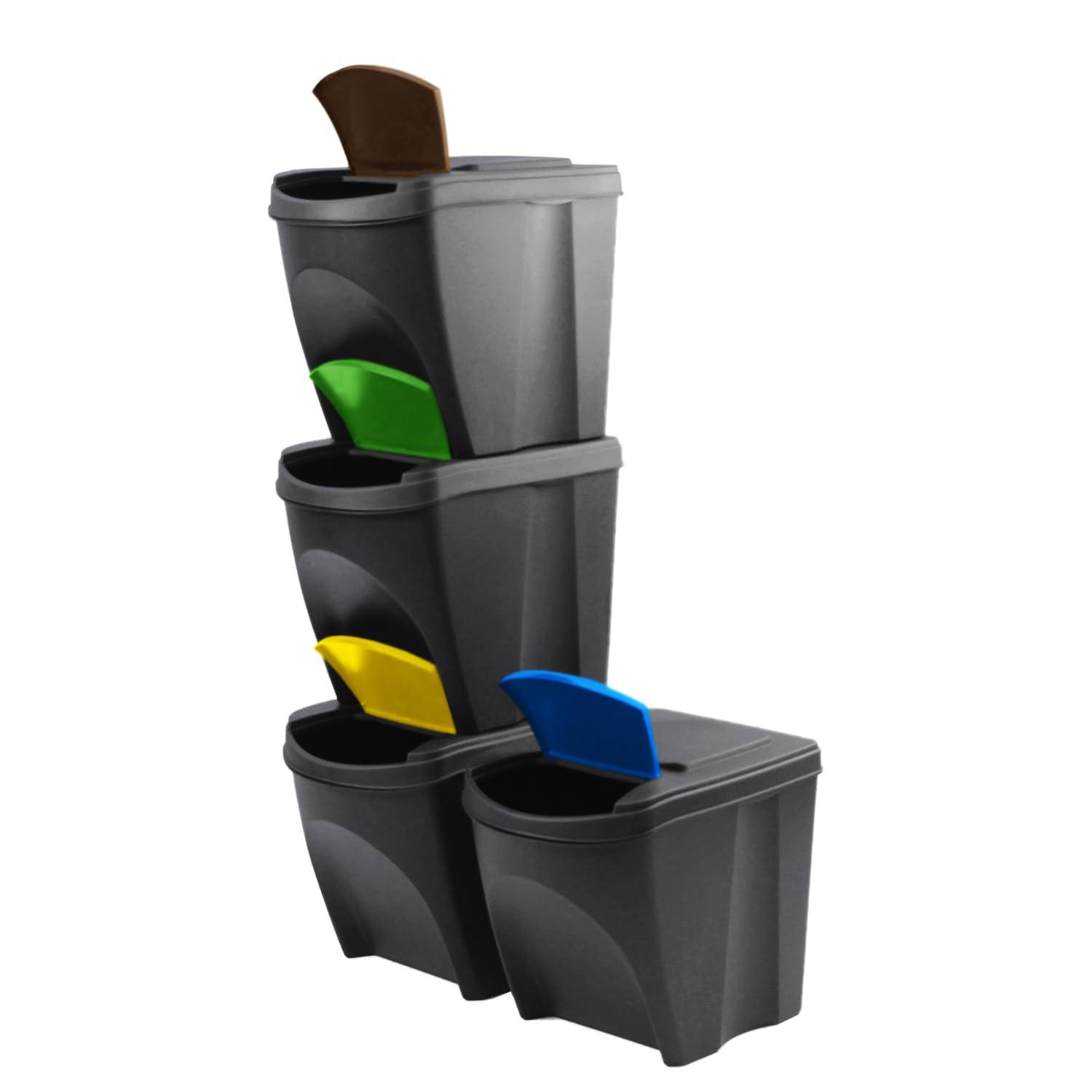 Pattumiera Vintage A Pedale Da 12 Litri - Design Elegante Con Secchio Interno Rimovibile, Nero