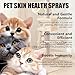 YILIXI Pet Skin Sprays for Dogs & Cats, Pet Skin Treatment Spray, Nature Soothing Spray for Clean and Soft Skin, Pet Skin Care Spray for All Animals, 30ML