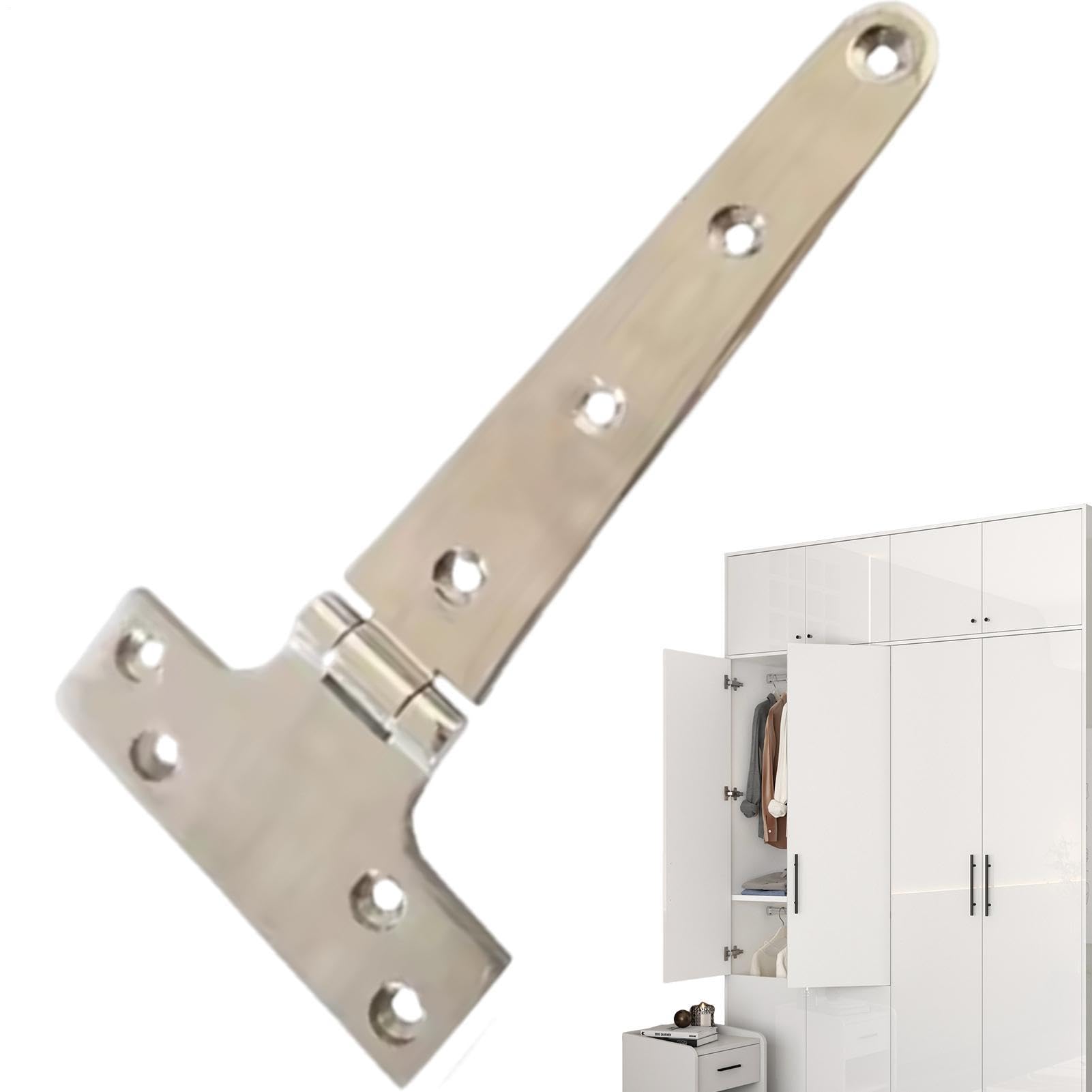 Charnières acier inoxydable anti rouille pour corriger une porte affaissée