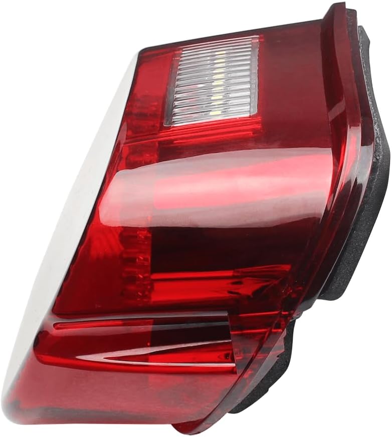 Eagle Lights Layback LED Tail Light for Harley-Davidson® Motorcycles – Running & Brake Light, Red Lens, Squareback Replacement, Plug & Play