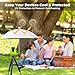 Lconvicely Camera Umbrella Compatible with Xbotgo Chameleon T4 & T1 Tripods – 50cm UV Protection, 180° Rotatable Design Photography Umbrella, Sunshield for Gimbal and Phone