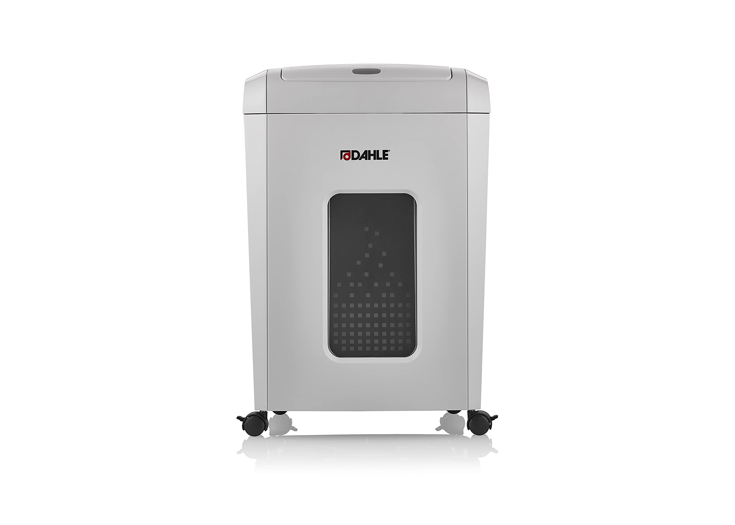 Dahle ShredMATIC 150 Aktenvernichter Autofeed (150 Blatt, P-4, Partikelschnitt, öl- und wartungsfrei, Automatischer Papiereinzug) lichtgrau/staubgrau