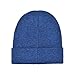 Marvel Captain America Beanie Hat, Adult Acrylic Cuffed Knitted Winter Cap, Navy, One Size