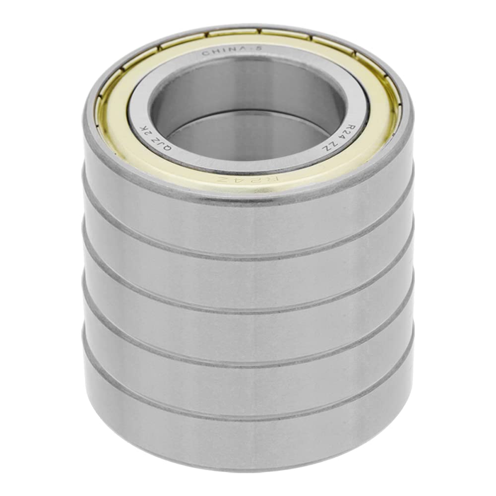 5-Pack] R24-ZZ - Deep Groove Radial Ball Bearing 1.5 in x 2.625 in