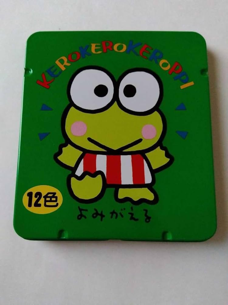 Amazon | レトロ けろけろけろっぴ 色鉛筆 色えんぴつ 12色 レトロ