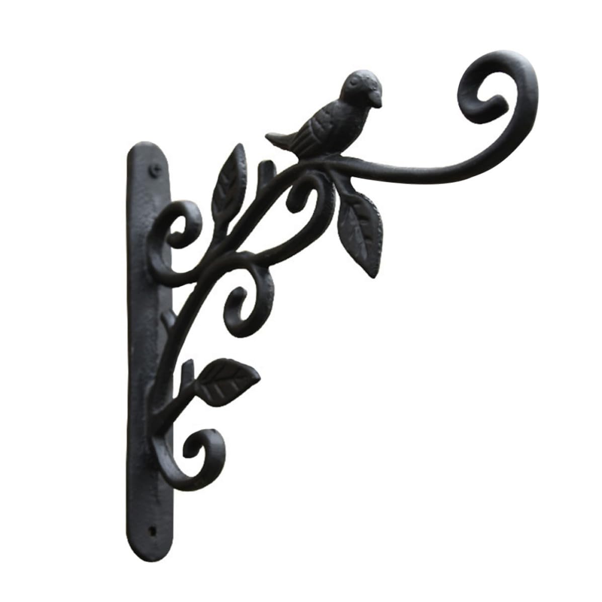 Support de panier à fleurs suspendu au design simple et élégant en fer
