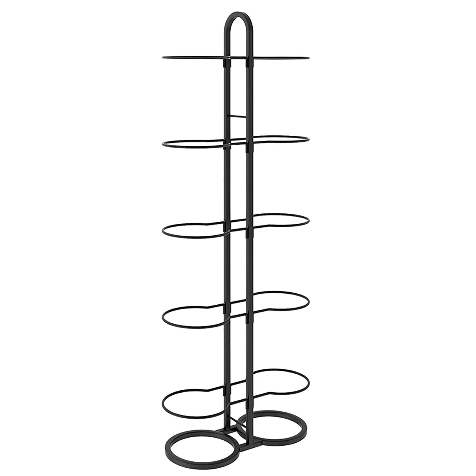 Doppelseitiger Sportball-Aufbewahrungsständer, strapazierfähig, 3-stöckig, vertikaler Displayhalter für Basketball, Fußball und mehr, ideal für Zuhause, Büro und Fitnessstudio