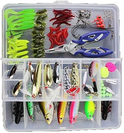 Fishing Lures Trout Fish Bait Jig Jump Frog Lures for Bass Catfishing Tackle Box