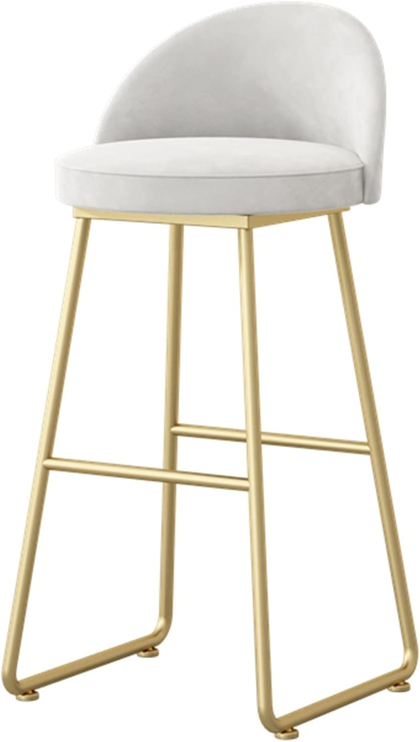 FLBT Counter Height Bar Stool Velvet Bar Stool Breakfast Kitchen