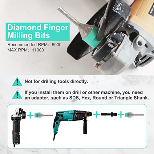 Fresa Diamantata 6-25mm x M14 - LEKOMESH Punte di