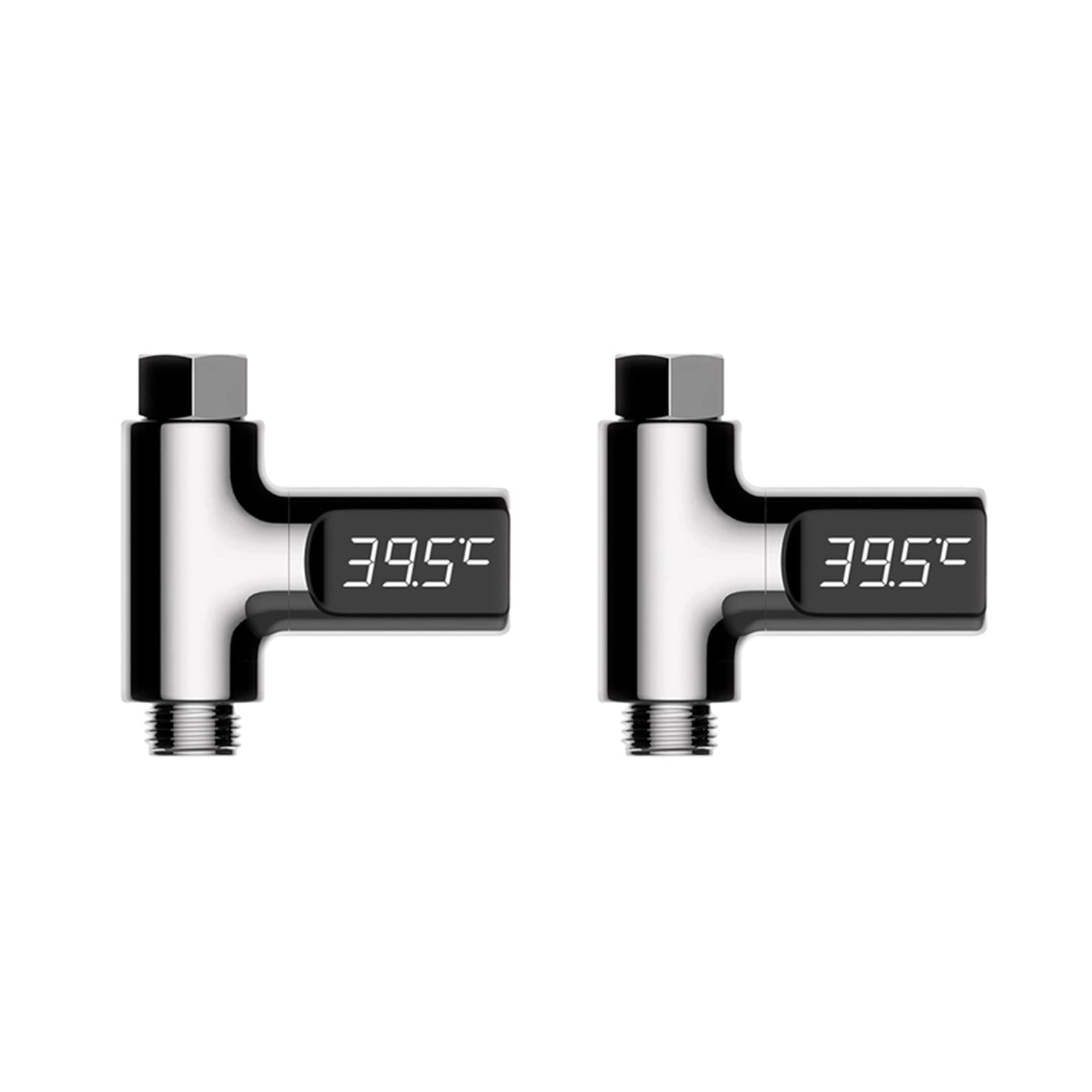 2X Display Un LED Termometro per Doccia con Acqua per La Casa Misuratore di Temperatura Monitor Cucina Bagno Casa Intelligente Cura del Bambino