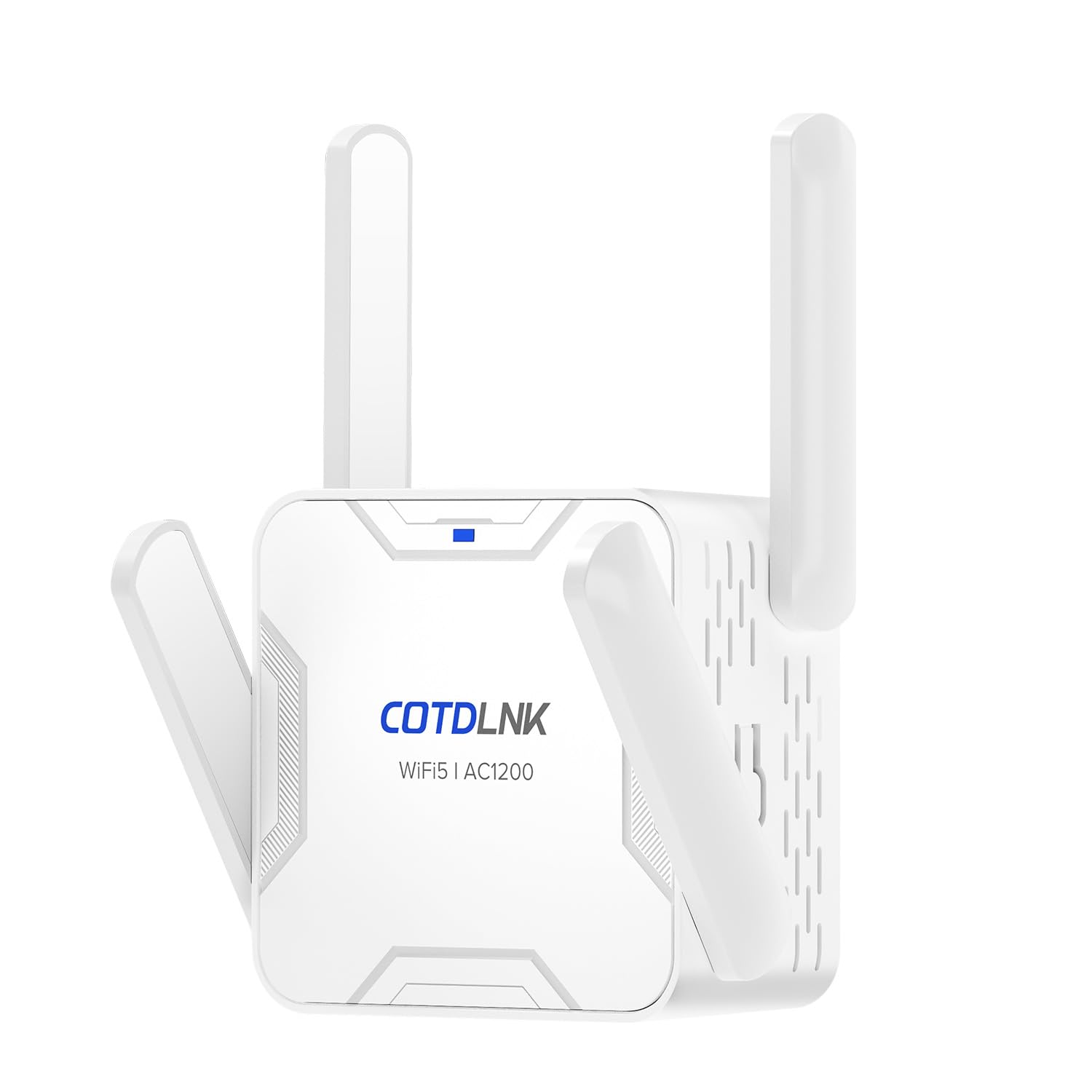 COTDLNK 2025 Repetidor WiFi Amplificador Señal WiFi 1200Mbps con Incorporado PA, Amplificador Inalámbrico de Internet, 5 GHz y 2,4 GHz de Doble Banda, con Puerto Ethernet