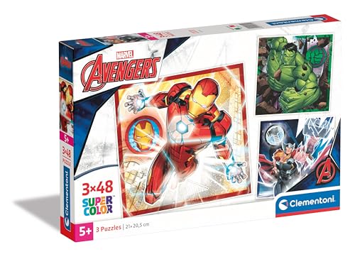 3x48 pièces - Marvel, The Avengers