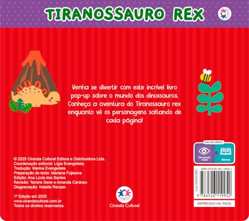 Tiranossauro rex - Mundo pop-up dos dinossauros Tiranossauro rex - Mundo pop-up dos dinossauros - Imagem 2